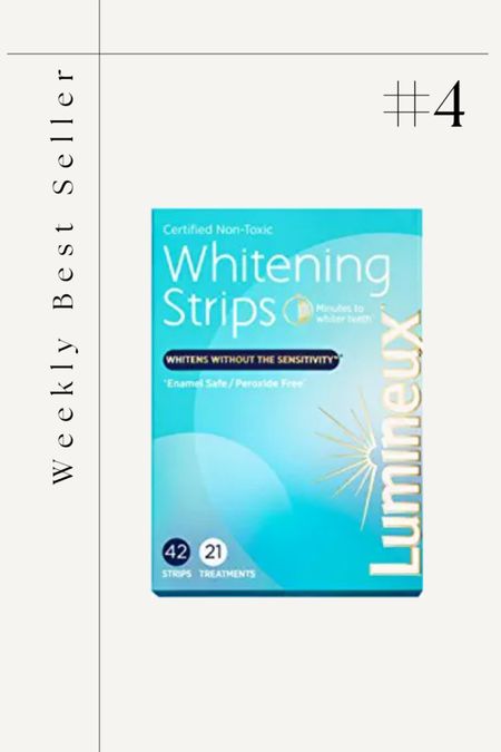 Teeth whitening strips that work and are better for you then many of the other brands. 

#LTKfamily #LTKbeauty #LTKhome