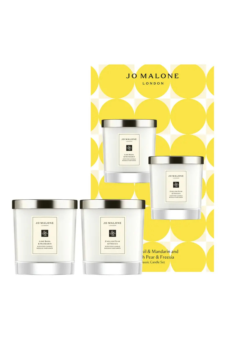 Lime Basil & Mandarin and English Pear & Freesia Candle Gift Set $164 Value | Nordstrom | Nordstrom