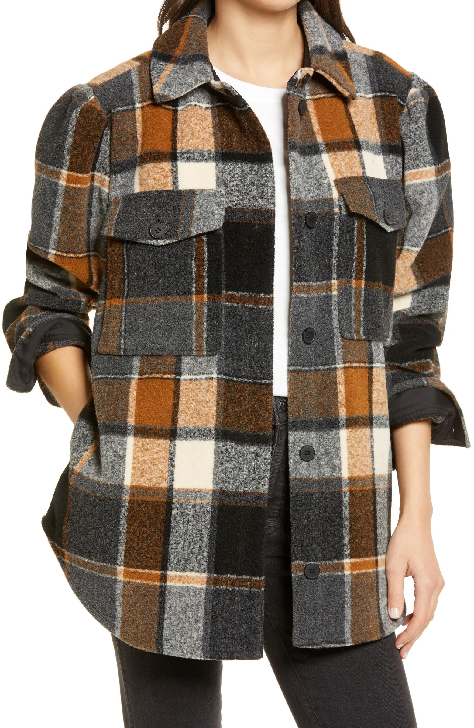 Plaid Shirt Jacket | Nordstrom