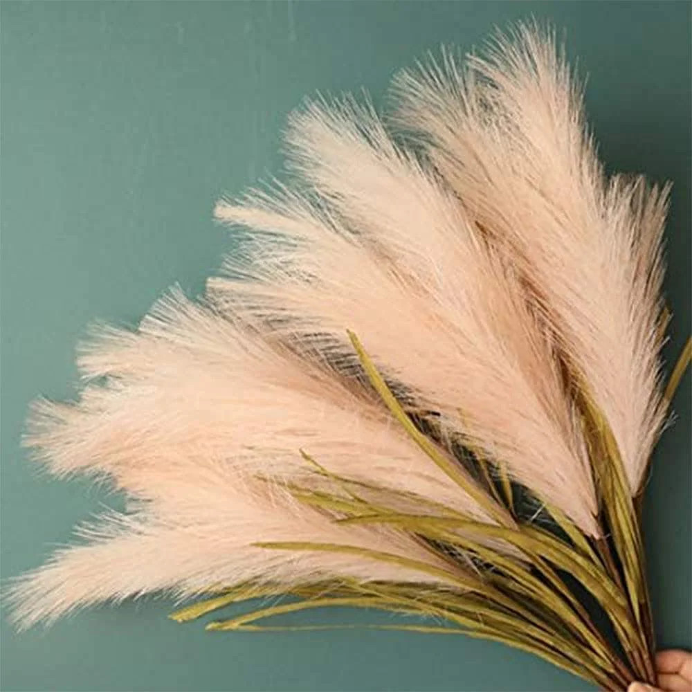 4Pcs Faux Pampas Grass Decor Tall Pampass Grass 30" Pompass Grass Branches Artificial Pampas Gras... | Walmart (US)
