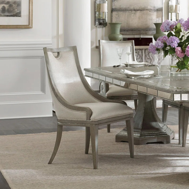 Sanctuary Upholstered Side Chair in Beige | Wayfair North America