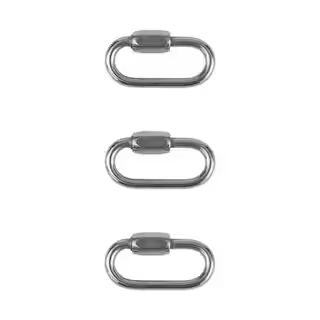 Everbilt 1/8 in. Stainless Steel Quick Link (3-Pack) 44384 | The Home Depot