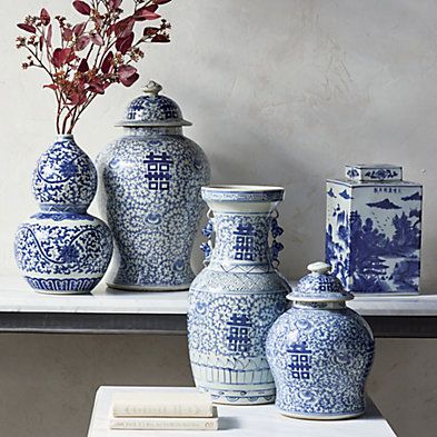 Blue Ming Ceramic Collection | Frontgate