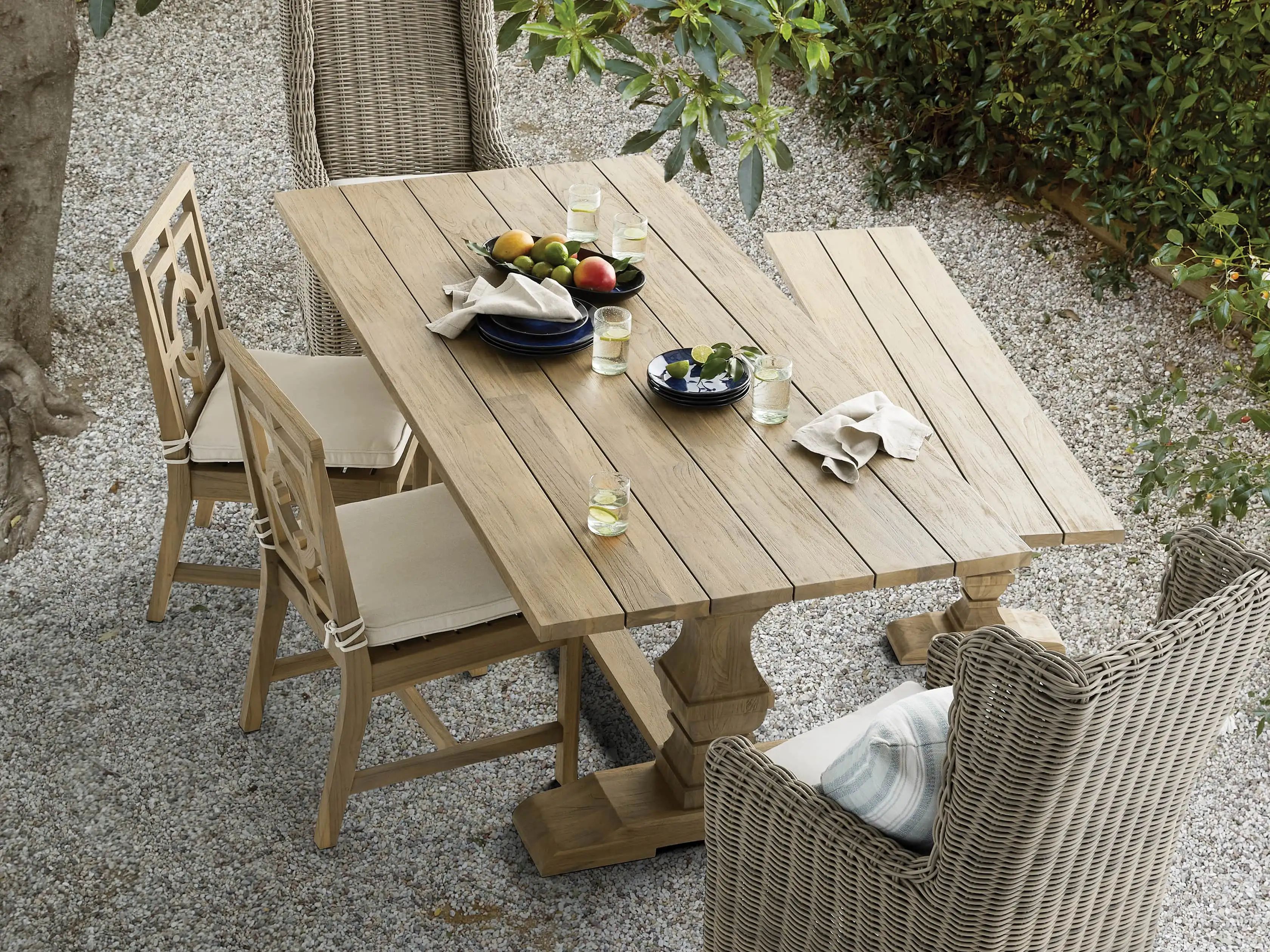 Hamptons Outdoor Rectangle Dining Table | Arhaus