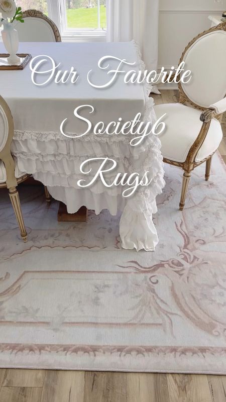 All rugs are not created equal. We’re absolutely in love with our @society6 rugs—gorgeous to look at and a breeze to clean! Cat accident? Muddy footprints? No problem! Society6 rugs for the win! Society6 for the win! #society6 #rugs #frenchcountry #shabbychic #flowers #HomeDecor #StainResistant

#LTKsalealert #LTKhome #LTKVideo