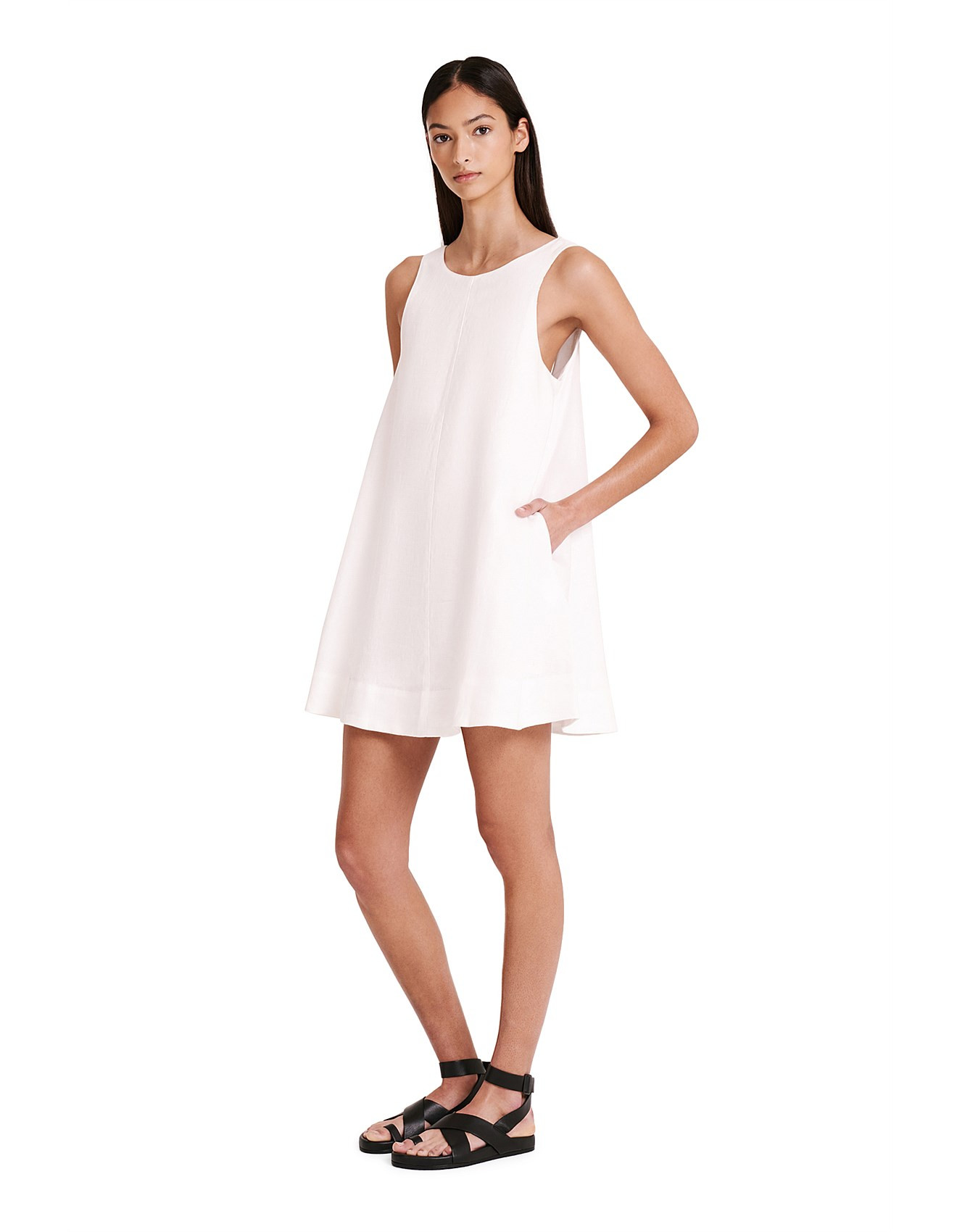 Nemi Linen Mini Dress | David Jones (Australia & New Zealand)