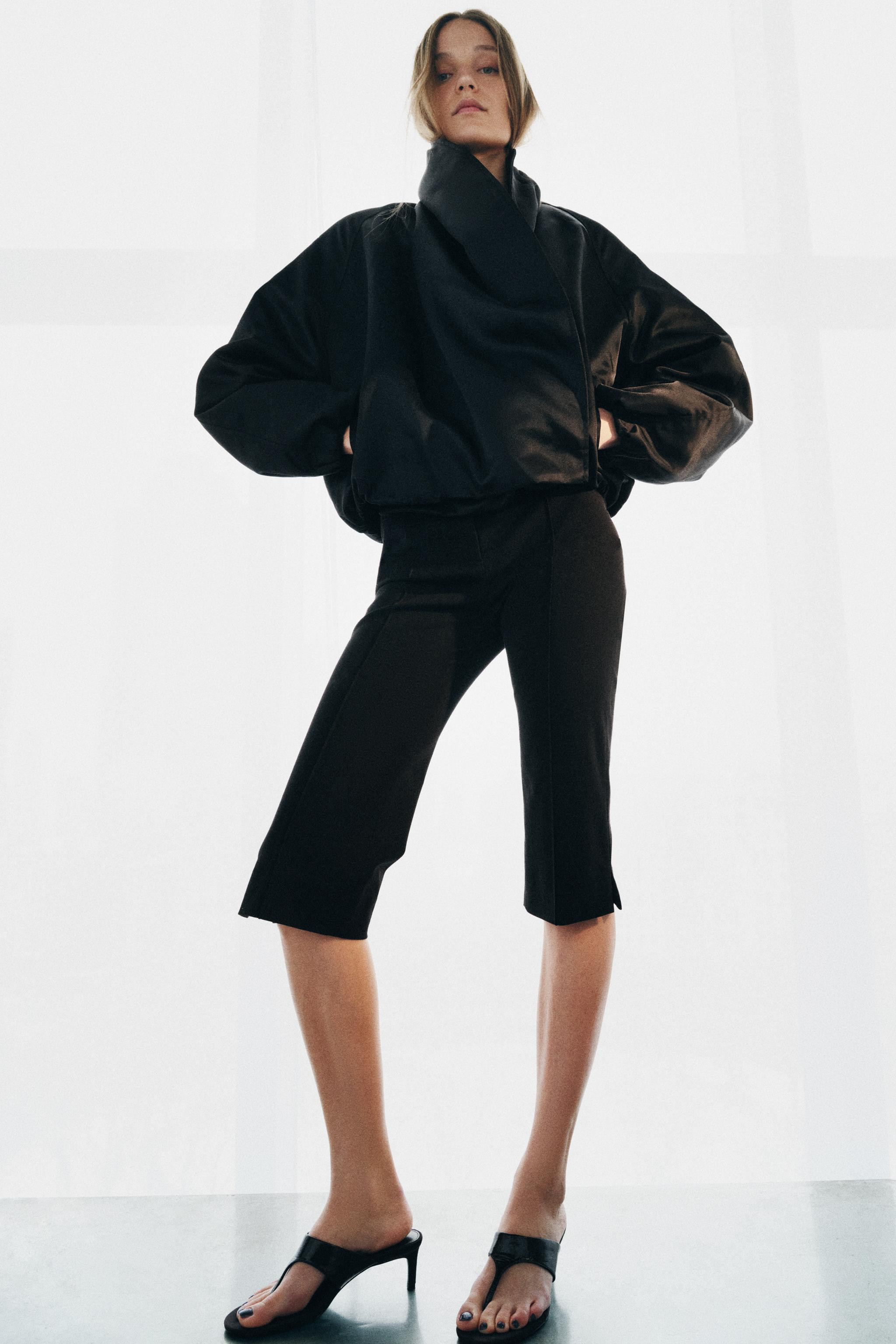 ZW COLLECTION CAPRI PANTS | Zara US