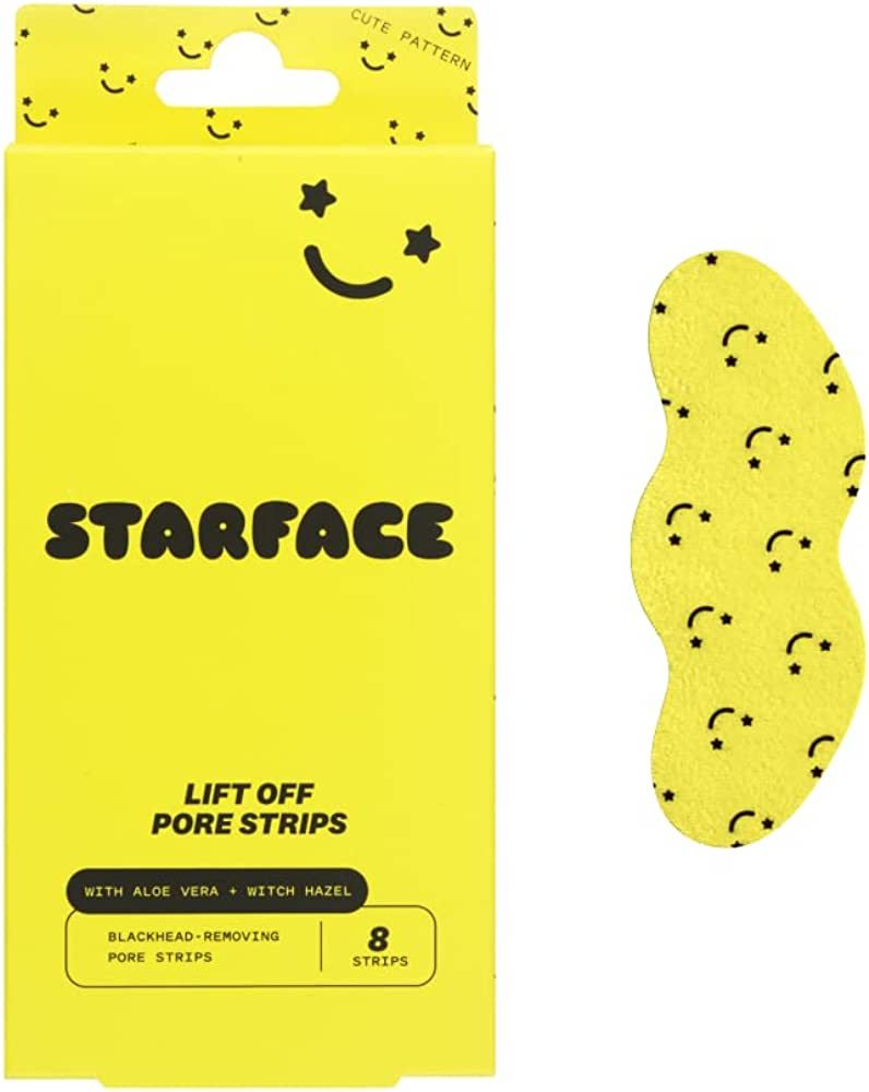 Amazon.com: Starface Lift Off Pore Strips , Blackhead Remover , Deep Cleansing Nose Strip , Patch... | Amazon (US)