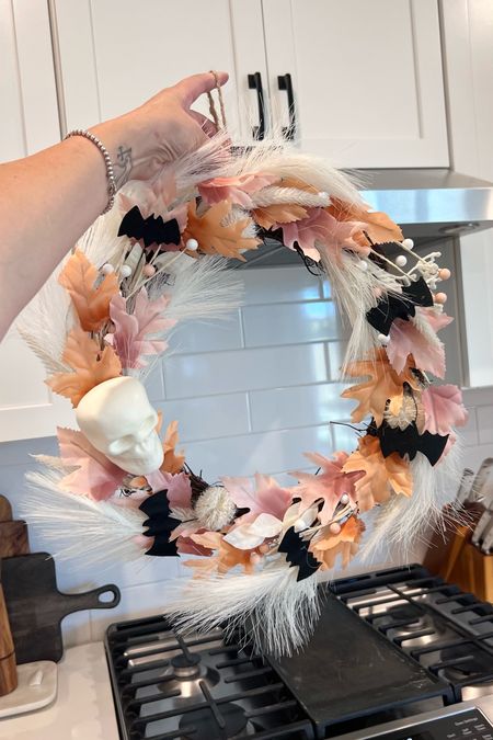 Picked up this Halloween wreath from target to that I think it’s going to look perfect in our kitchen. I cannot wait for all the spooky Halloween and fall decor! 

#LTKHoliday #LTKfindsunder50 #LTKSeasonal