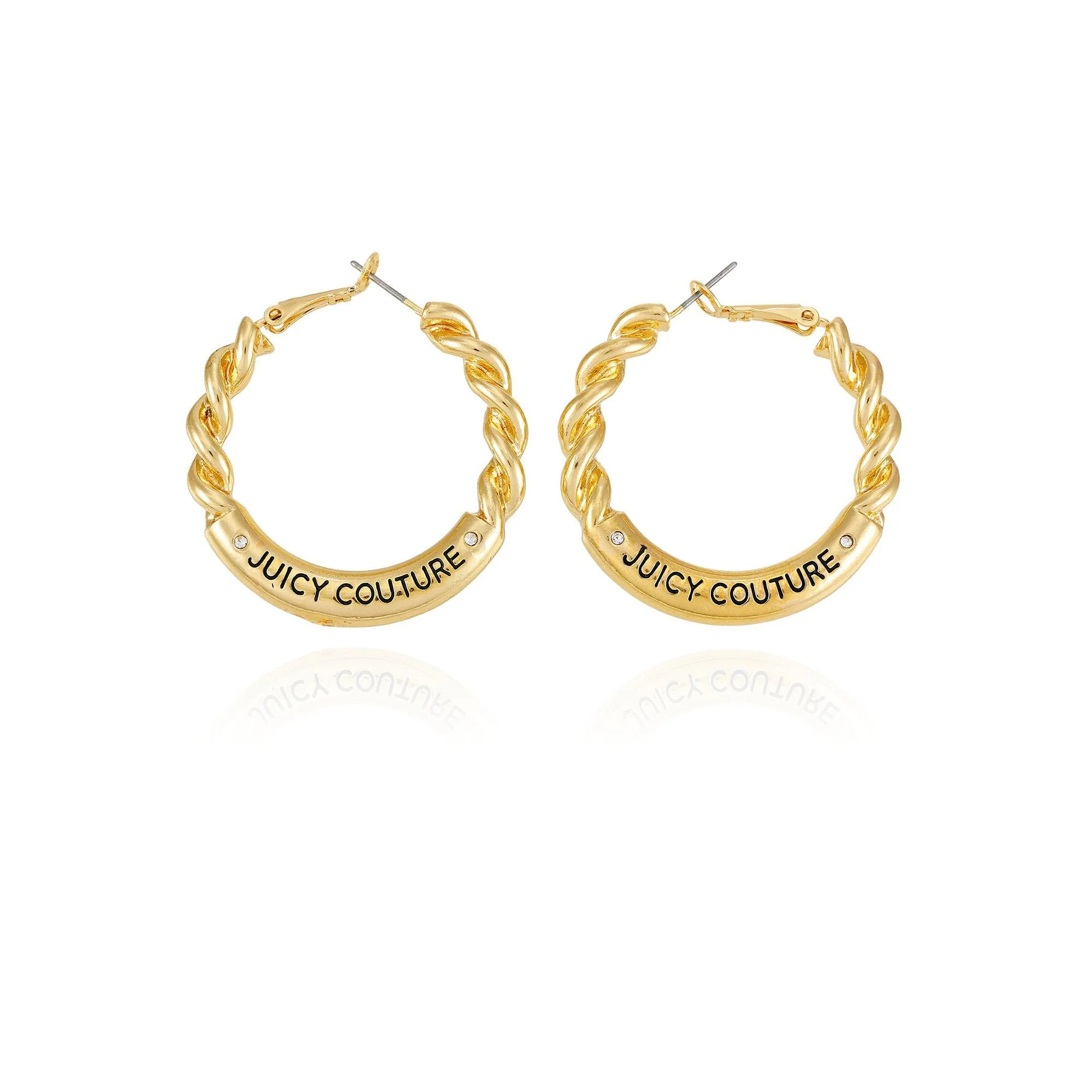 Twisted Hoop Earrings | Juicy Couture