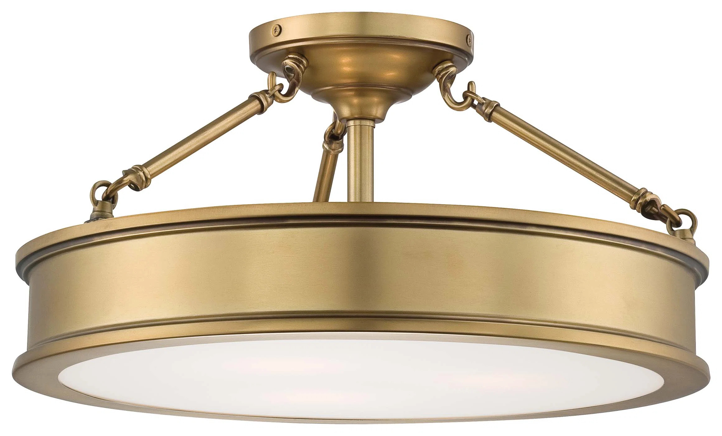 Everlee 3 - Light 19" Semi Flush Mount | Wayfair Professional