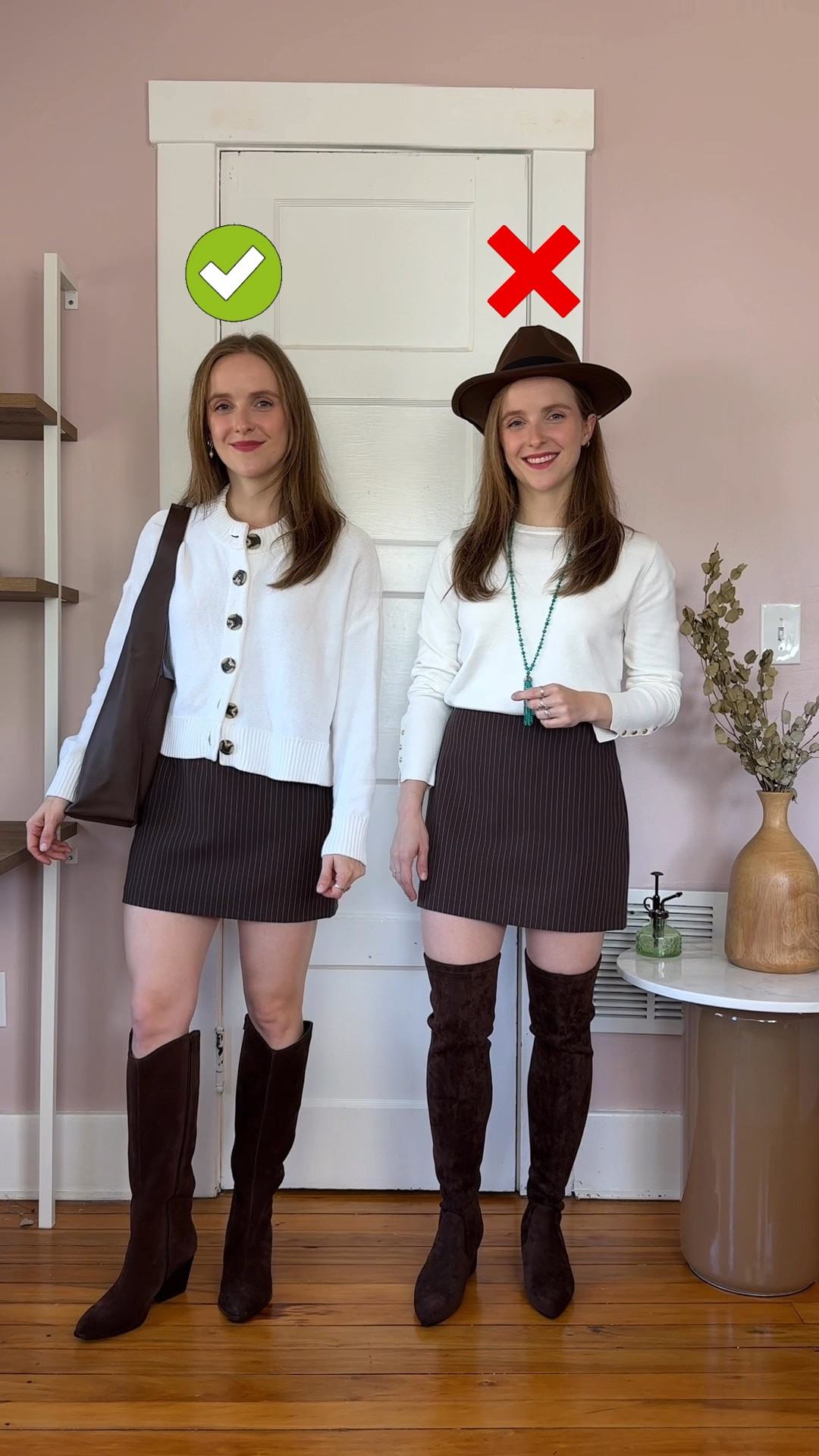 Millennial outfit makeover
Small skort (sized up 1)
Xs cardigan free shipping 
10k step tested suede boots true to sizee

#LTKStyleTip #LTKSaleAlert