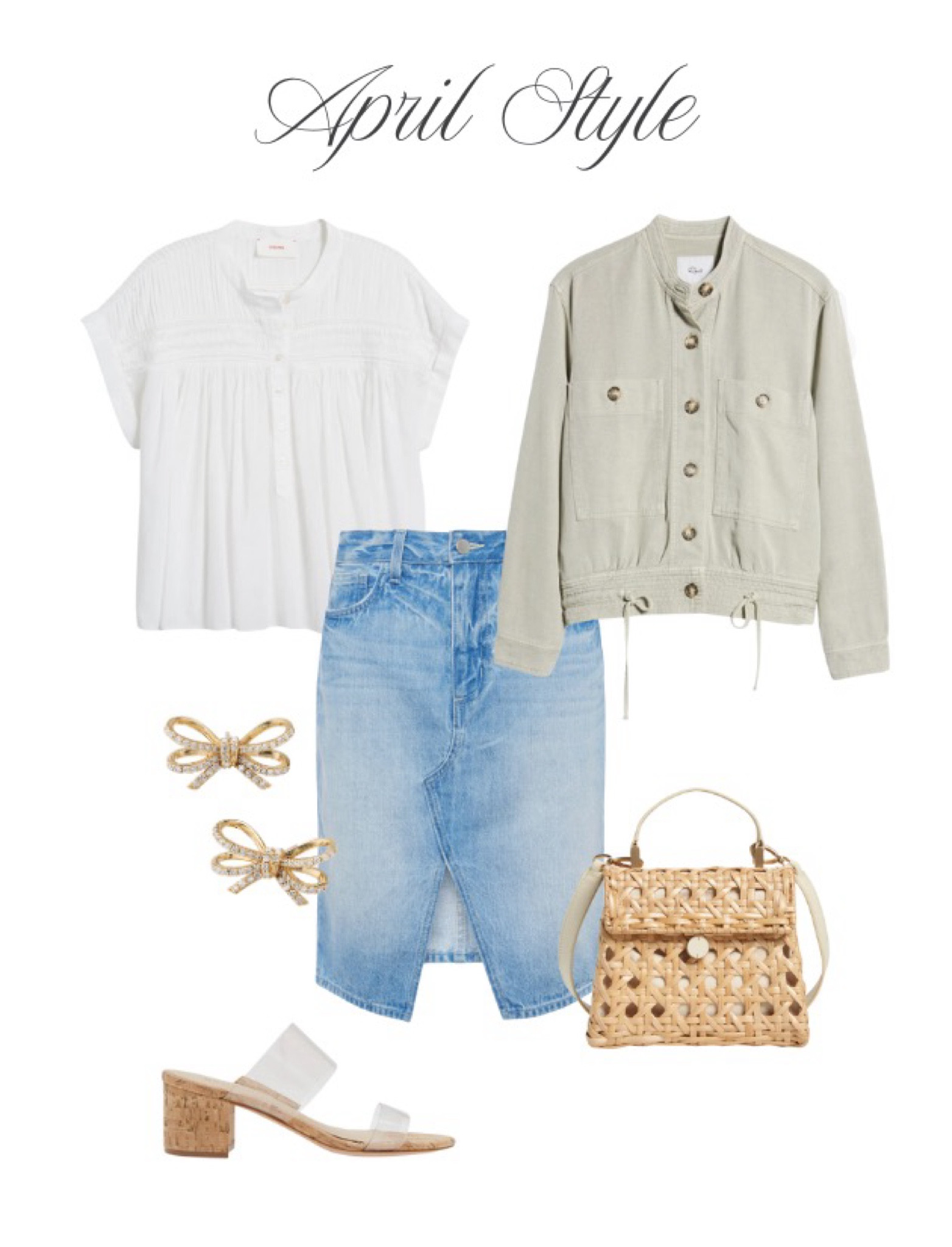 Loving this outfit for a spring or summer day! Almost every single piece is brand new. I also just ordered this new L’Agence denim skirt 

#LTKsalealert #LTKover40 #LTKGiftGuide