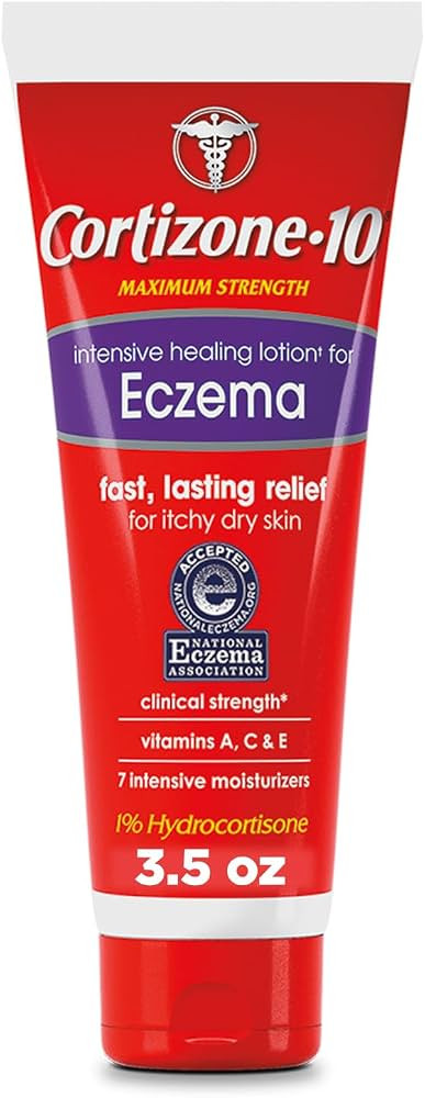 Cortizone 10 Maximum Strength Intensive Healing Lotion for Eczema, 1% Hydrocortisone, 3.5 oz. | Amazon (US)