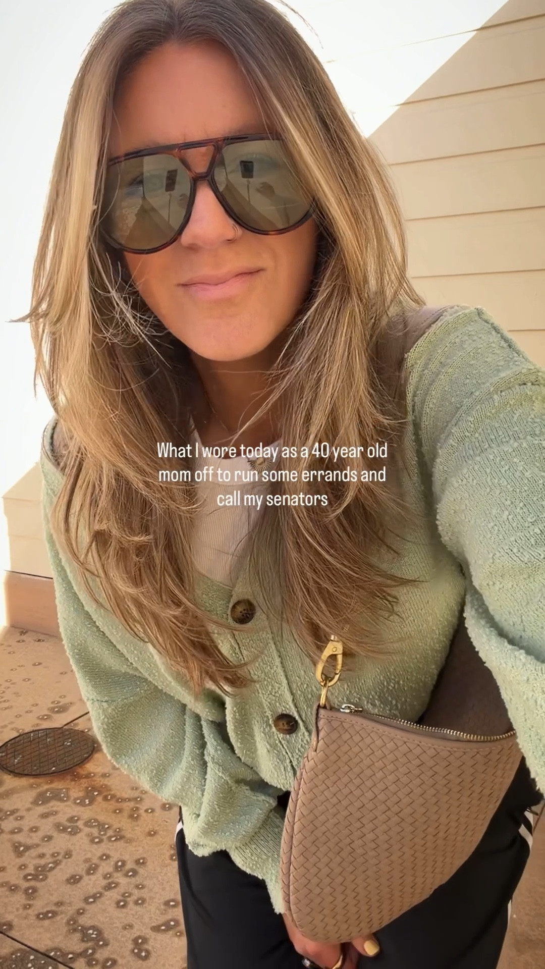 What I wore today 
✨large sweater, large tank, 10 pants, 11 sneakers


#LTKootd #LTKTall #LTKOver40