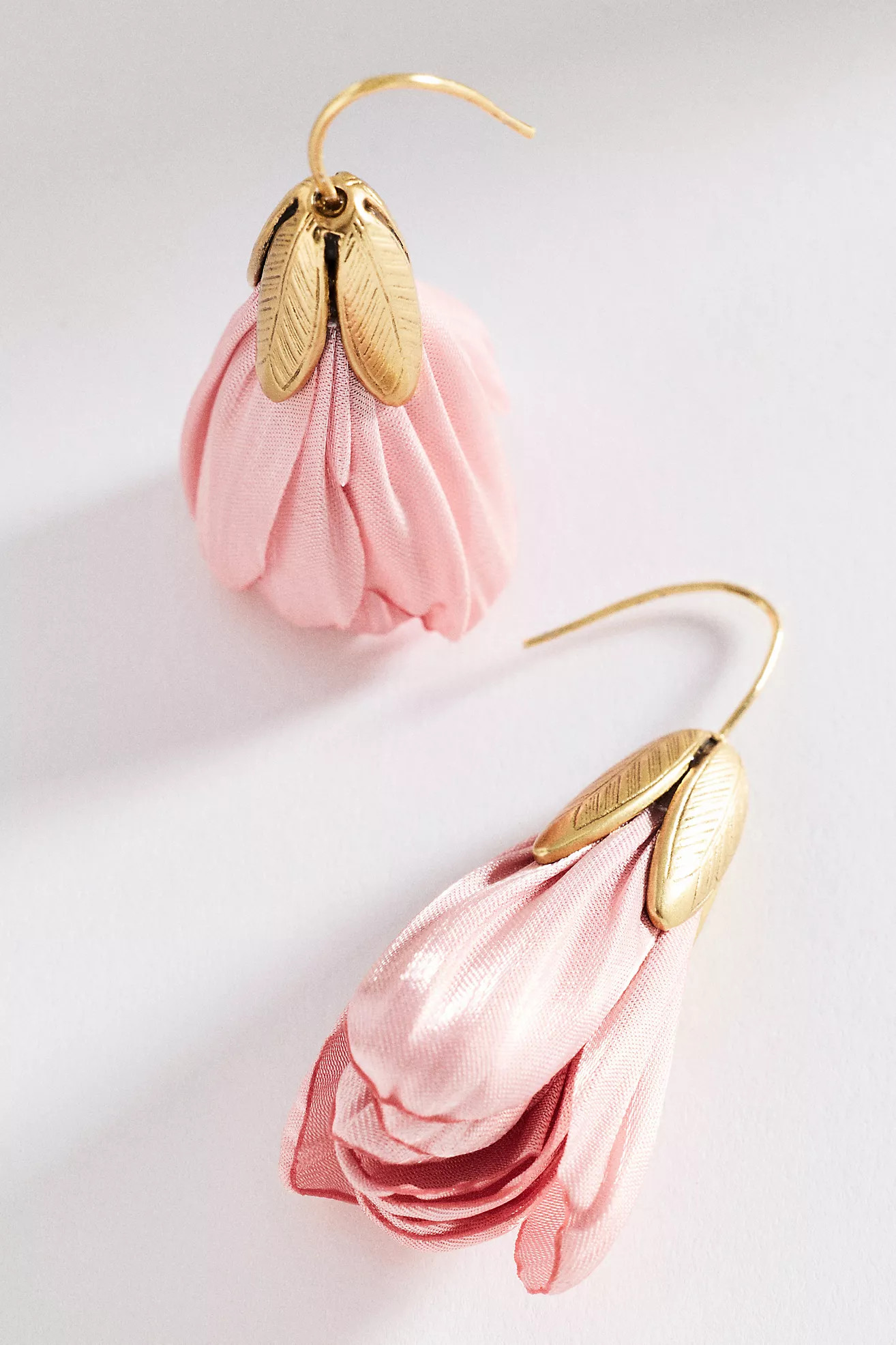 Fabric Flower Drop Earrings | Anthropologie (US)