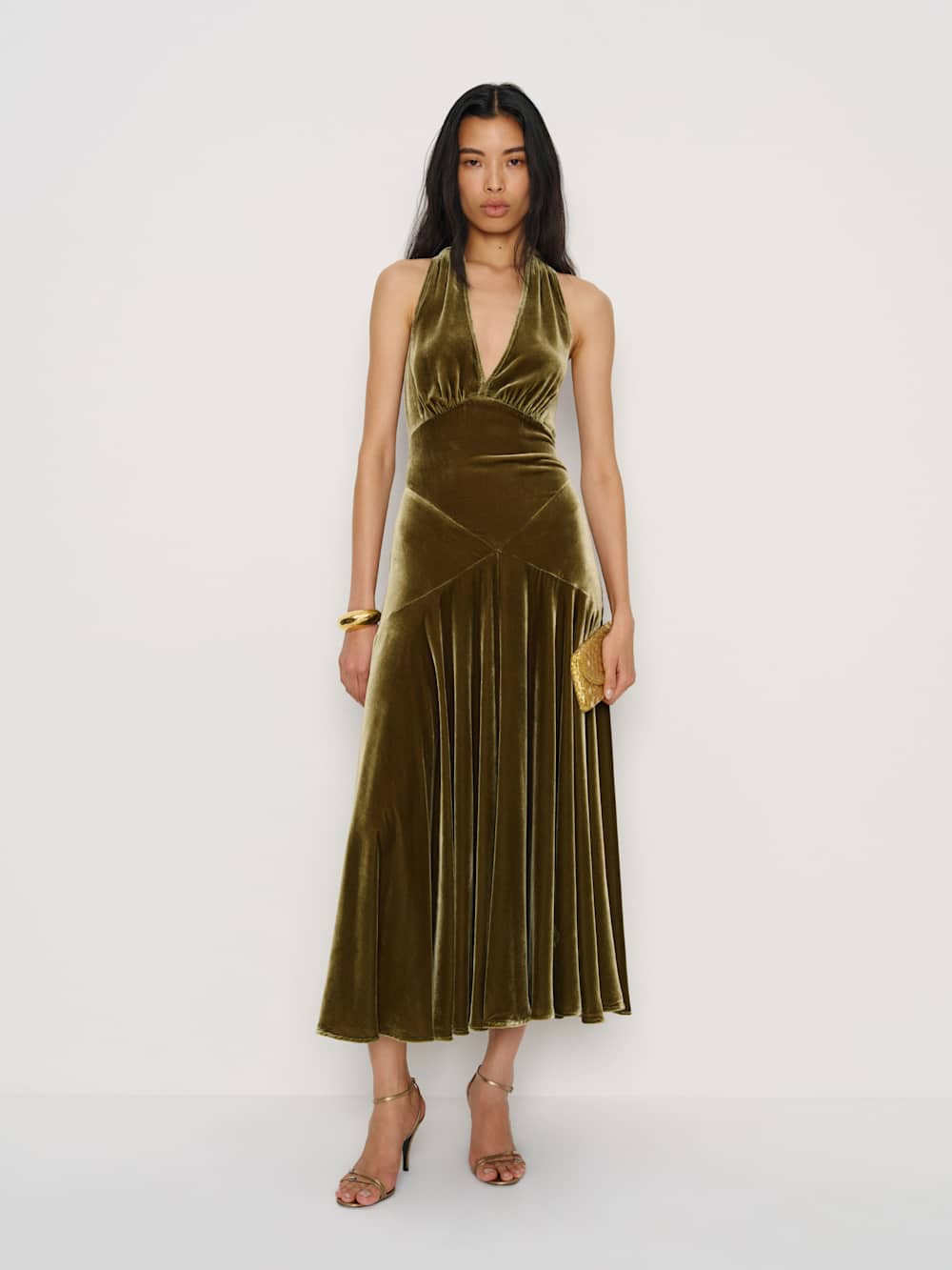 Briony Velvet Dress | Reformation (Global)