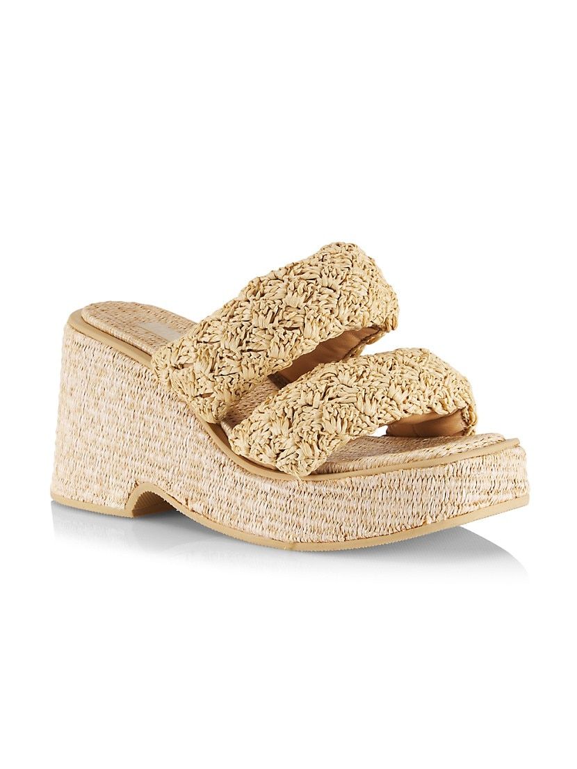 Crochet Puffy Platform Sandals | Saks Fifth Avenue
