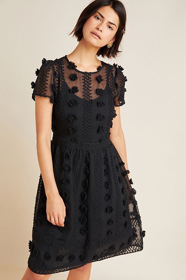 Bonita Textured Mini Dress | Anthropologie (US)