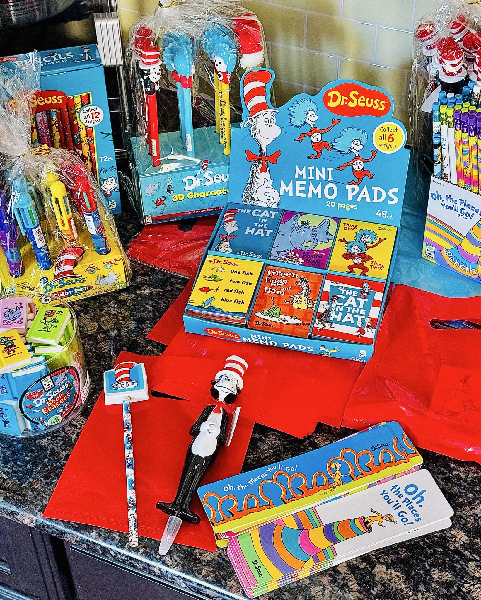 It’s Read Across America Day 📚❤️ and I couldn’t let it pass without a little Dr. Seuss fun.

What better way to spark a love of reading than with a few simple, colorful extras? Bookmarks, fun writing utensils, mini memo pads for creating their own silly stories… nothing over the top, just little things that make reading feel exciting.

I used my sticker printer to make the tags (because you know I can’t resist a themed label 😅) and turned everything into easy goodie bags.

Simple. Festive. And anything that gets kids excited about books is a win in my book. 💙📖

#LTKKids #LTKdayinmylife #LTKmomlife