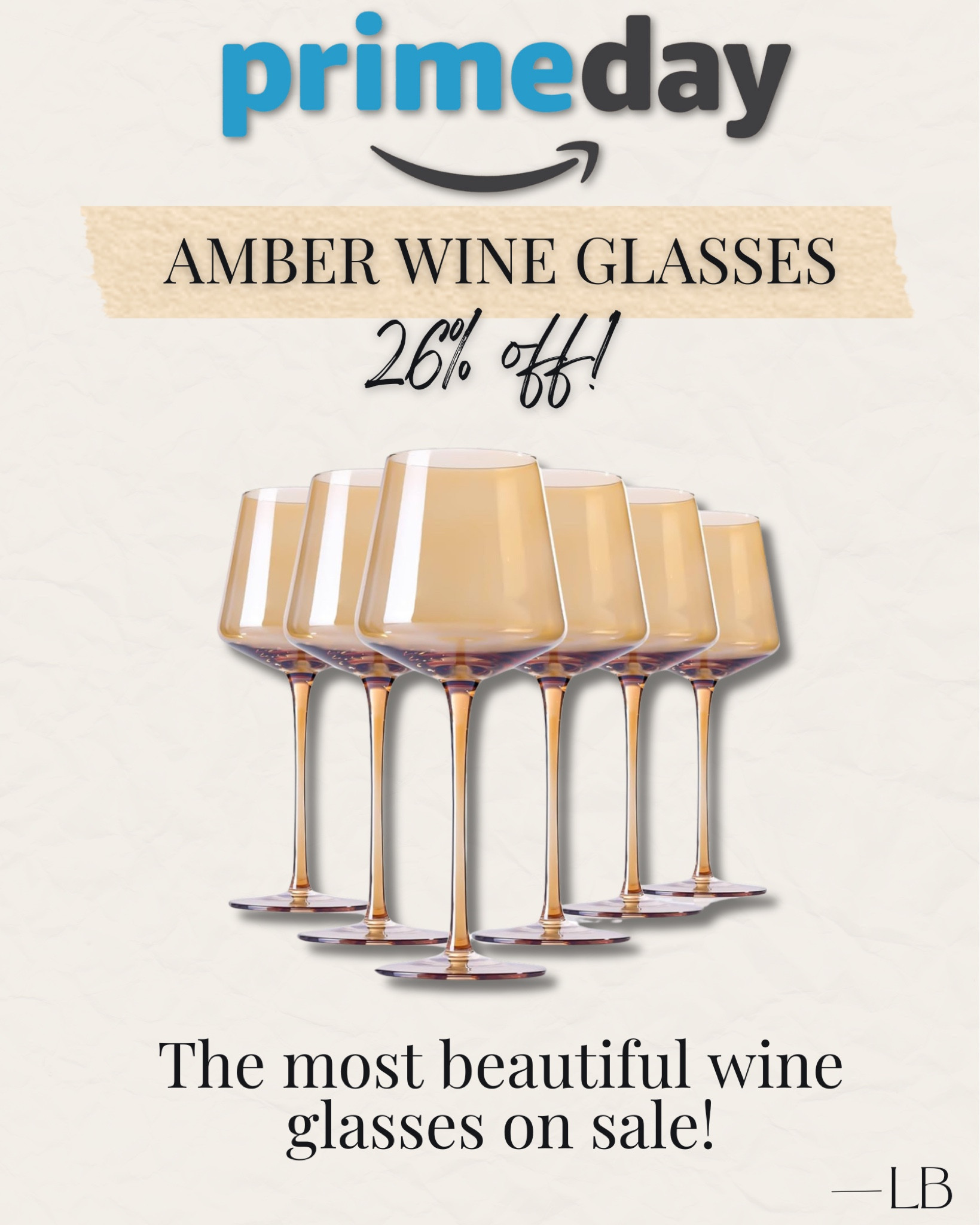The most beautiful amber wine glasses! 

#LTKSaleAlert #LTKFindsUnder50 #LTKHome