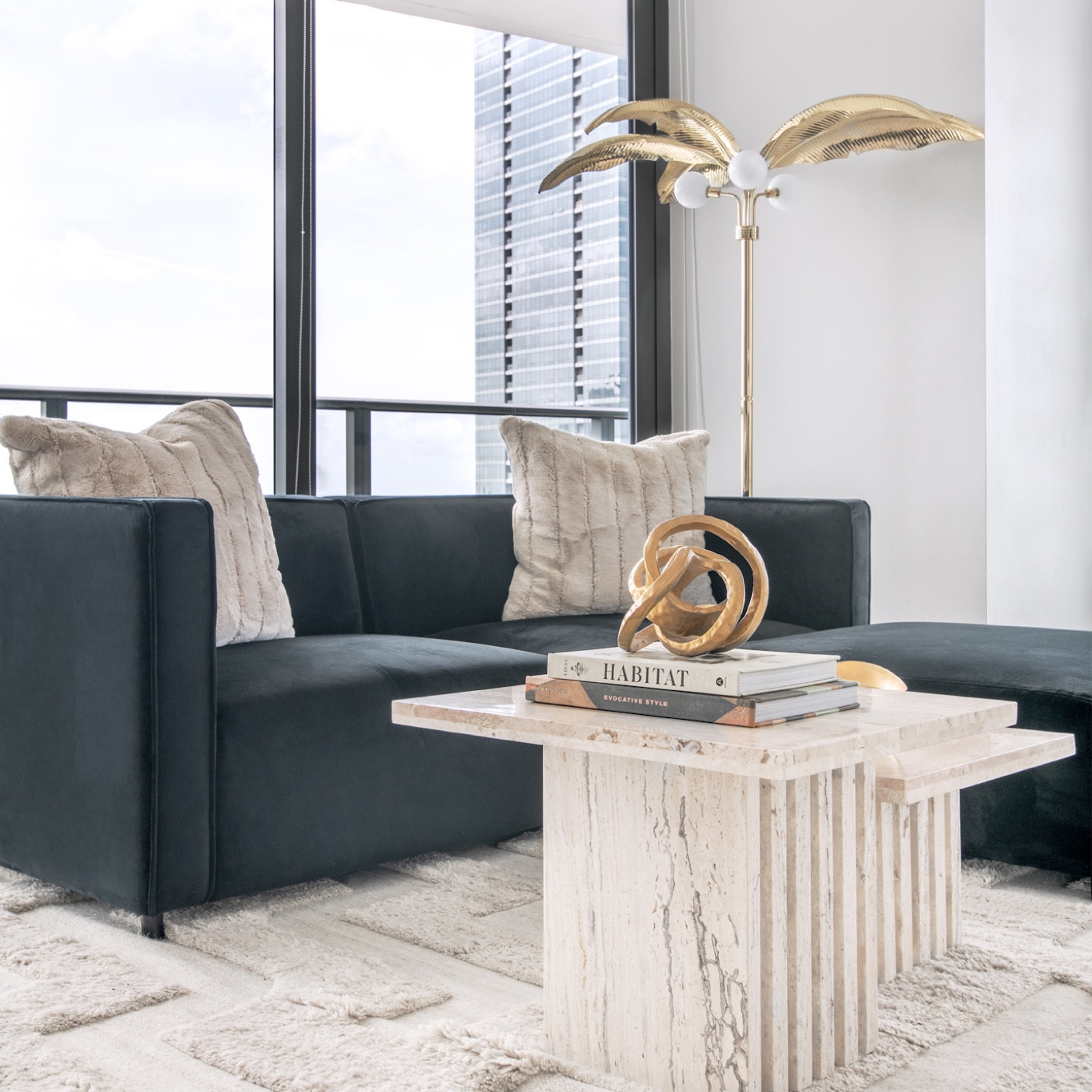 Glammed Up Miami Condo Transformation. Glam, bold, moody, Miami edgy decor and furnishing update for the master bed and bath, play den, guest bed and bath, kitchen, dining room, living room, office, girl's room, and balcony.  #openshelving #luxuryliving #functionalhome #hometransformation #condogoals #miamidesign #miamiinteriors #miamicondos #miamihomes 

#LTKhome