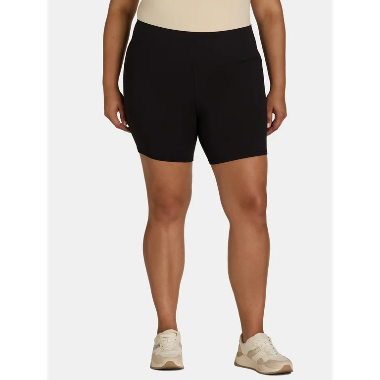 Avia Women's SoftSculpt Bike Shorts, Sizes XS-XXXL - Walmart.com | Walmart (US)