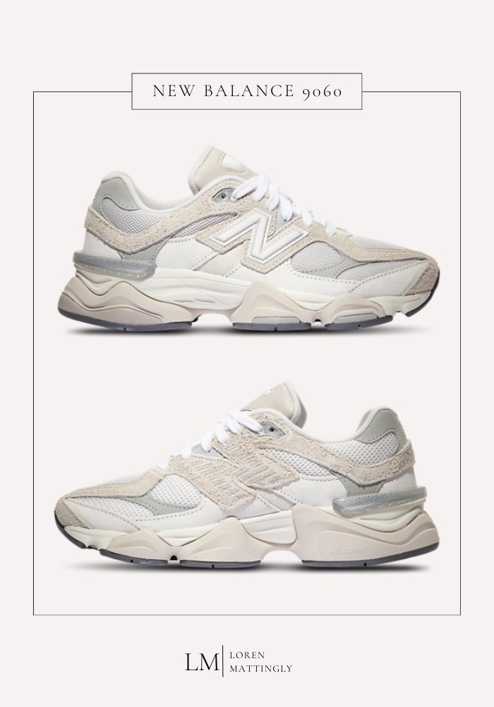 These New Balance 9060s are my go-to right now. Supportive enough for long walks and daily movement, but still cute enough to wear with leggings, jeans, or athleisure. If you want a sneaker that feels comfortable all day without looking bulky, this one checks every box. 🤍

True to size and perfect for busy, on-the-go days. #LTKshoes #newbalance #newbalance9060

#LTKdayinmylife #LTKActive