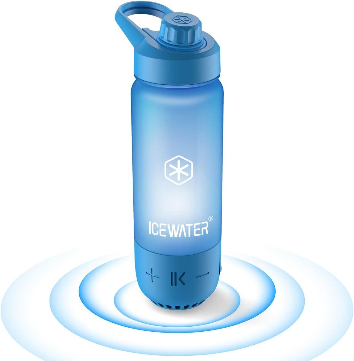 ICEWATER 3-in-1 Smart Water Bottle(Glows to Remind You to Stay Hydrated)+Bluetooth Speaker+Music ... | Amazon (US)