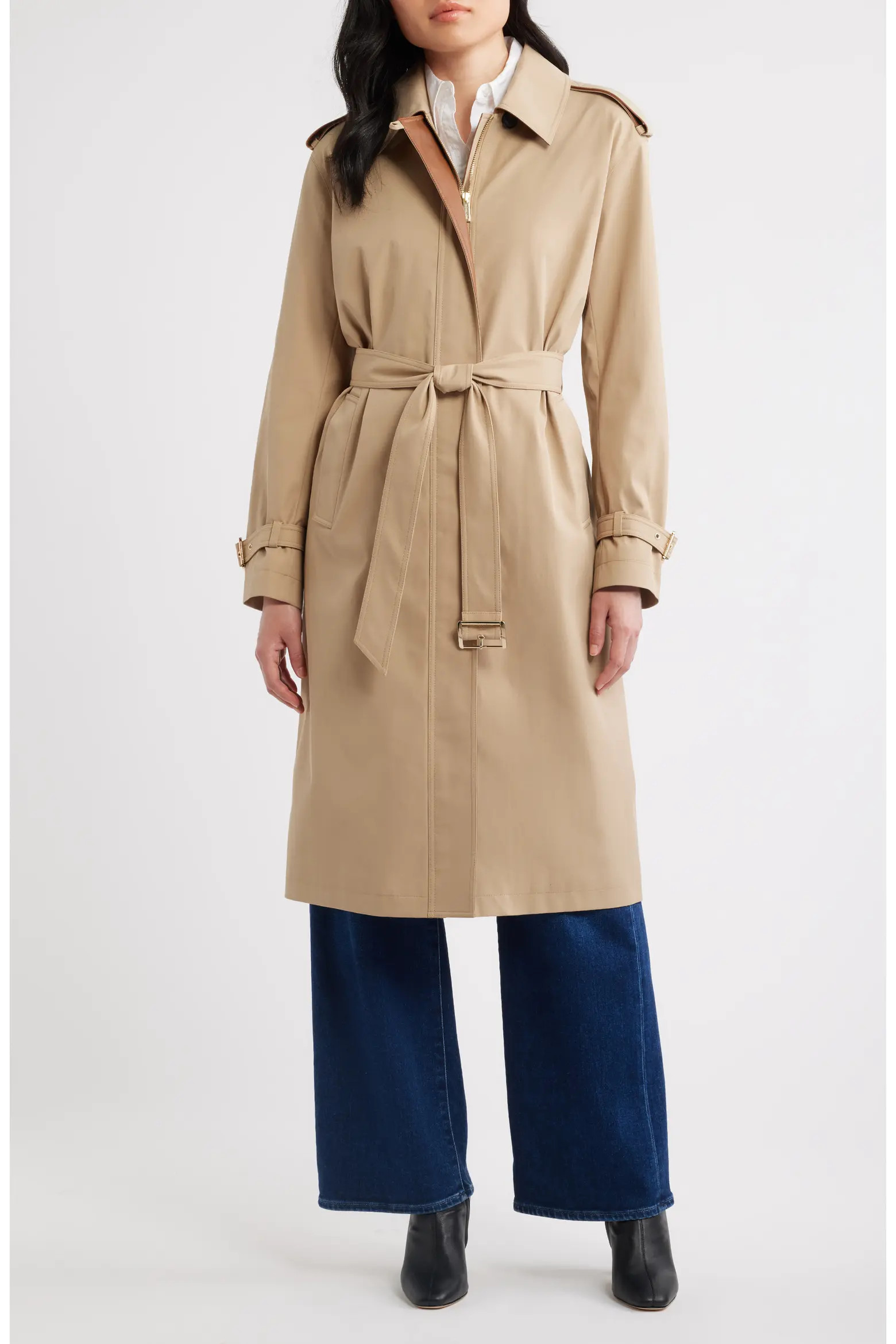 Michael Kors Belted Trench Coat (Women) | Nordstrom | Nordstrom