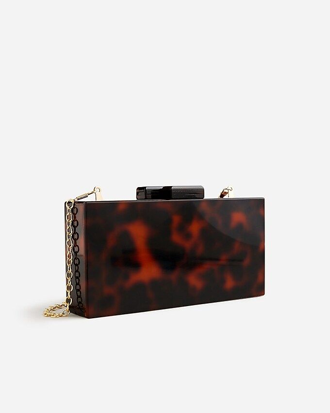 Tortoise shell clutch | J. Crew US