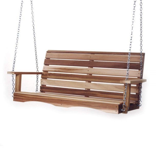 All Things Cedar 4 Ft. Cedar Porch Swing | Walmart (US)