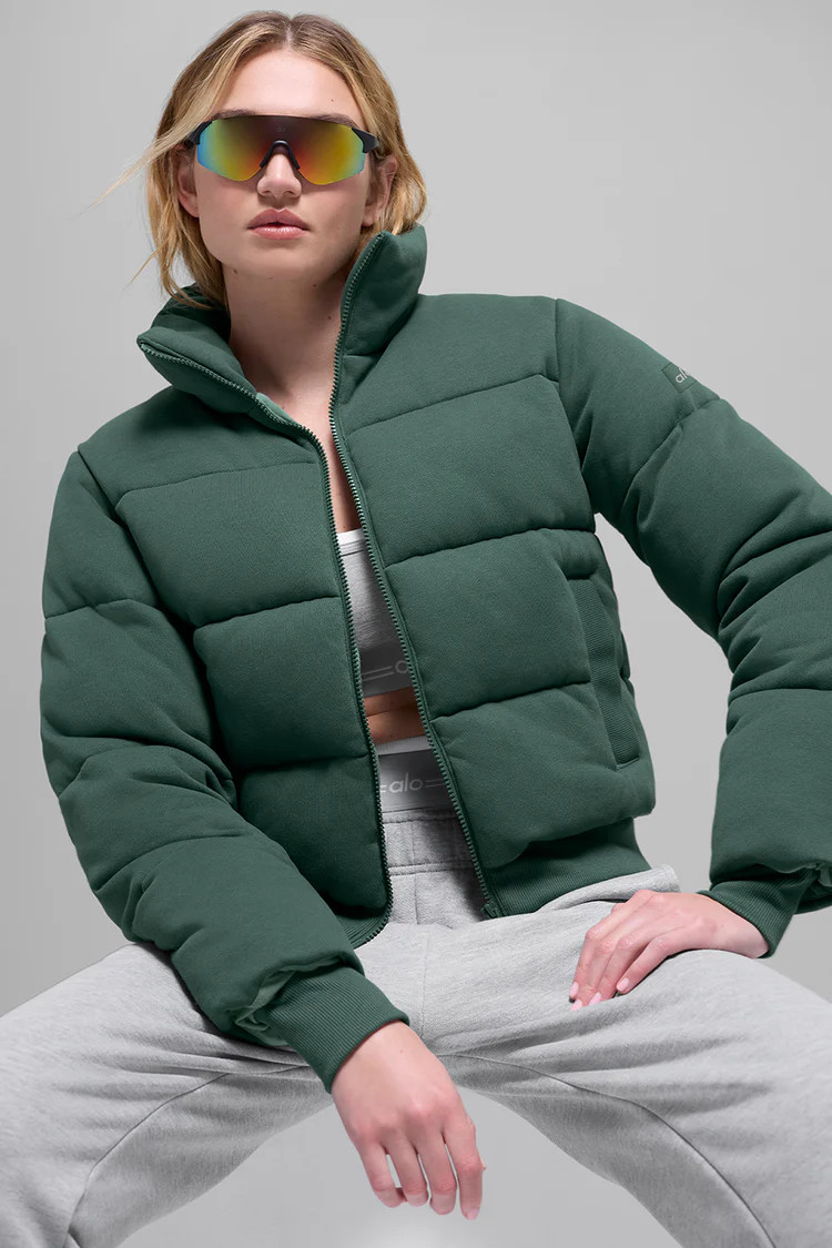 Sweatshirt Puffer - Clover Green | Alo Yoga (US)