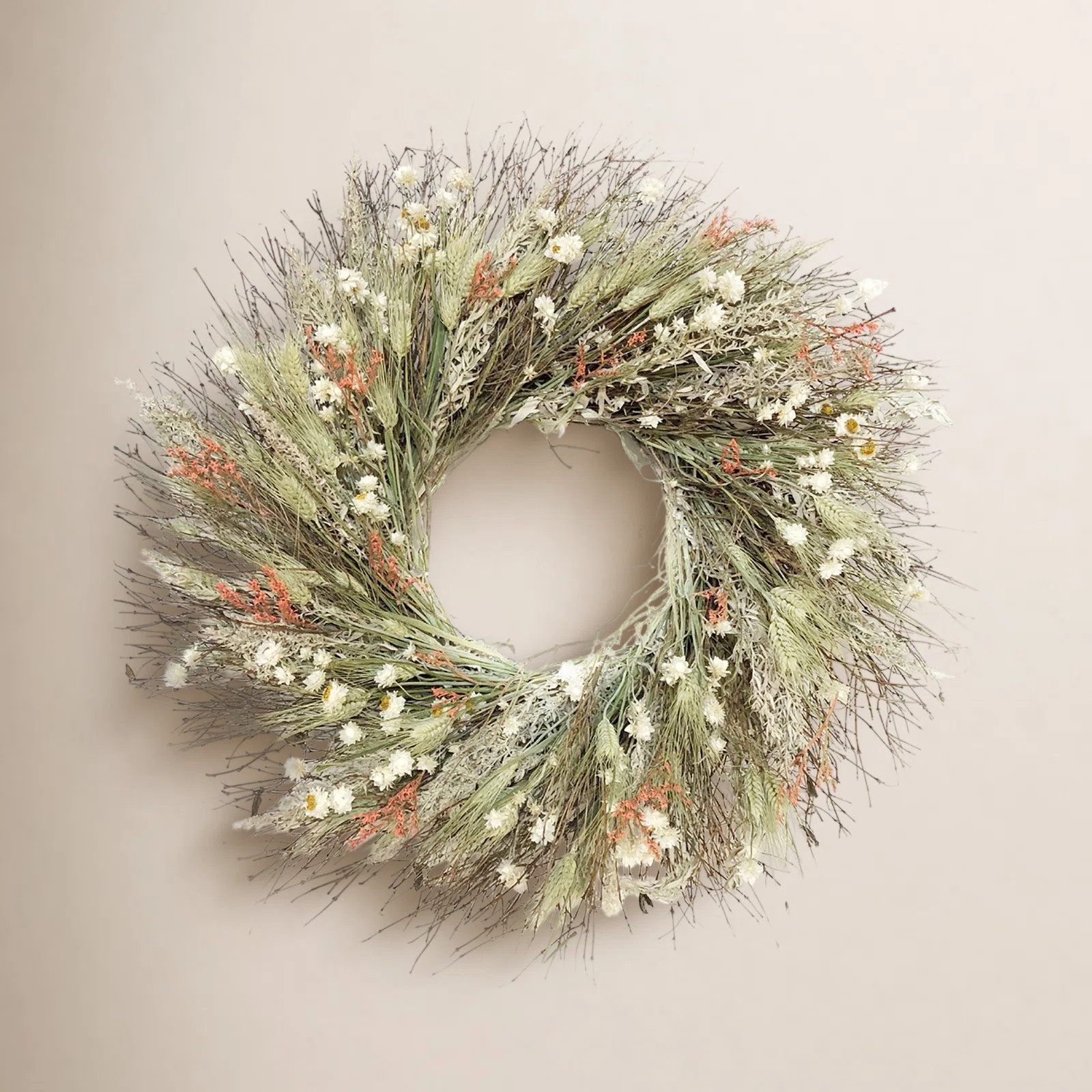 Ophelia & Co. Chou Handcrafted Wildflower Wreath & Reviews | Joss & Main | Joss & Main
