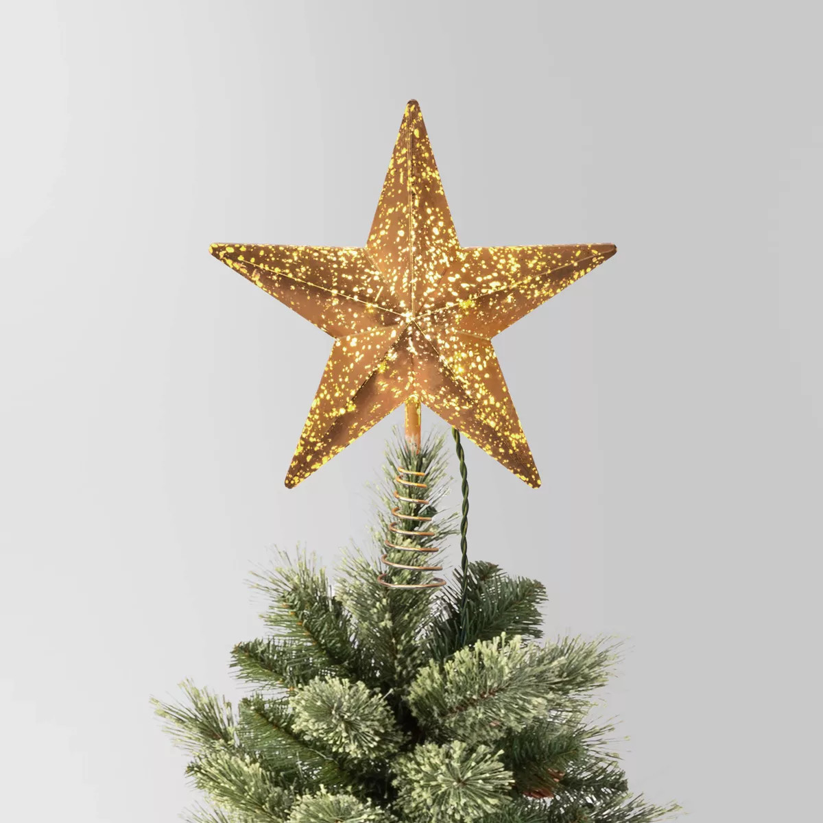 10" Pre-lit Faux Mercury Star Christmas Tree Topper - Wondershop™ | Target
