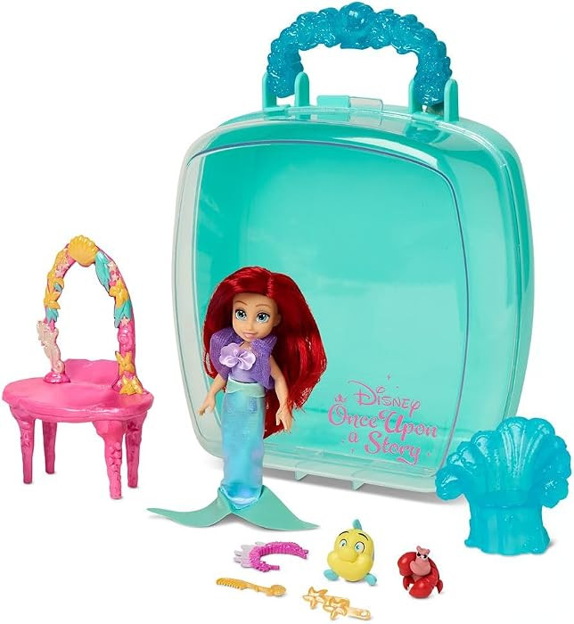 Disney Store Official Princess Ariel Mini Doll Playset, The Little Mermaid, 5-Inch Princess Dolls... | Amazon (US)