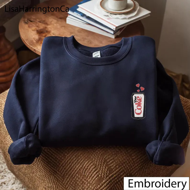 Diet Coke Embroidery Sweatshirt, Diet Coke Social Club Shirt, I Need A Diet Coke T-shirt, Diet Co... | Etsy (US)