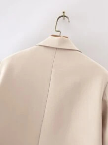 SHEIN Unity Double Breasted Lapel Neck Blazer SKU: sw2212087949222270(1000+ Reviews)$27.49$26.12J... | SHEIN