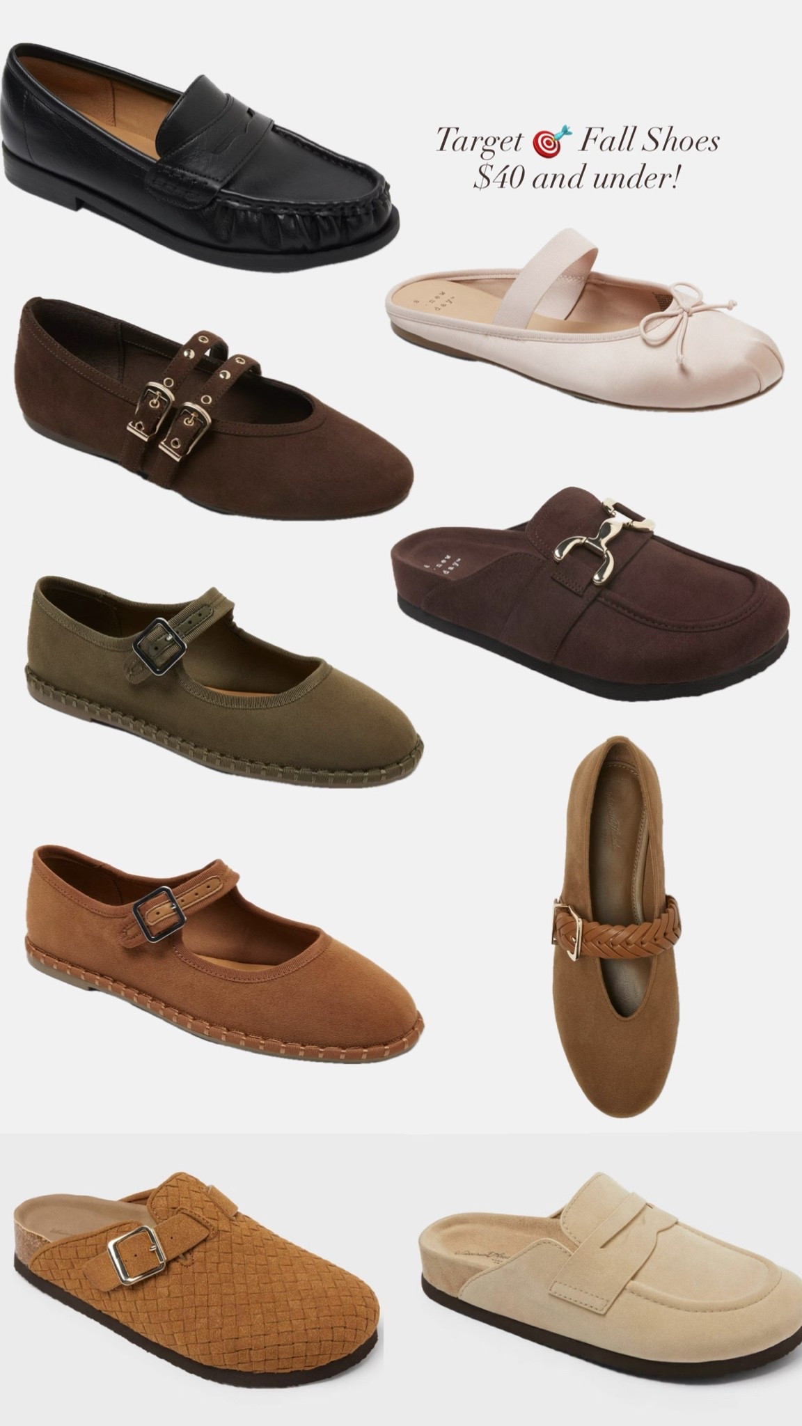 Target fall shoes are SO good this season — daily edit cover from Found by Em