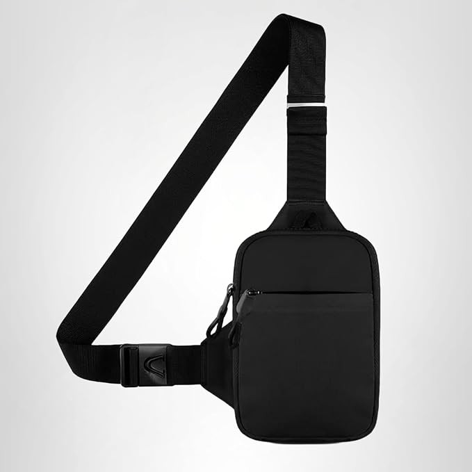 Simptech Mini Crossbody Sling Bag - Water-Resistant Dual Pocket Chest Pack - Lightweight Fanny Pa... | Amazon (US)