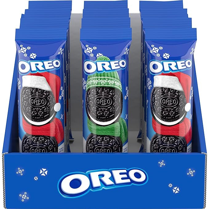 OREO Chocolate Sandwich Cookies, Holiday Cookies, 12 - 4 oz Stocking Stuffer Packs | Amazon (US)