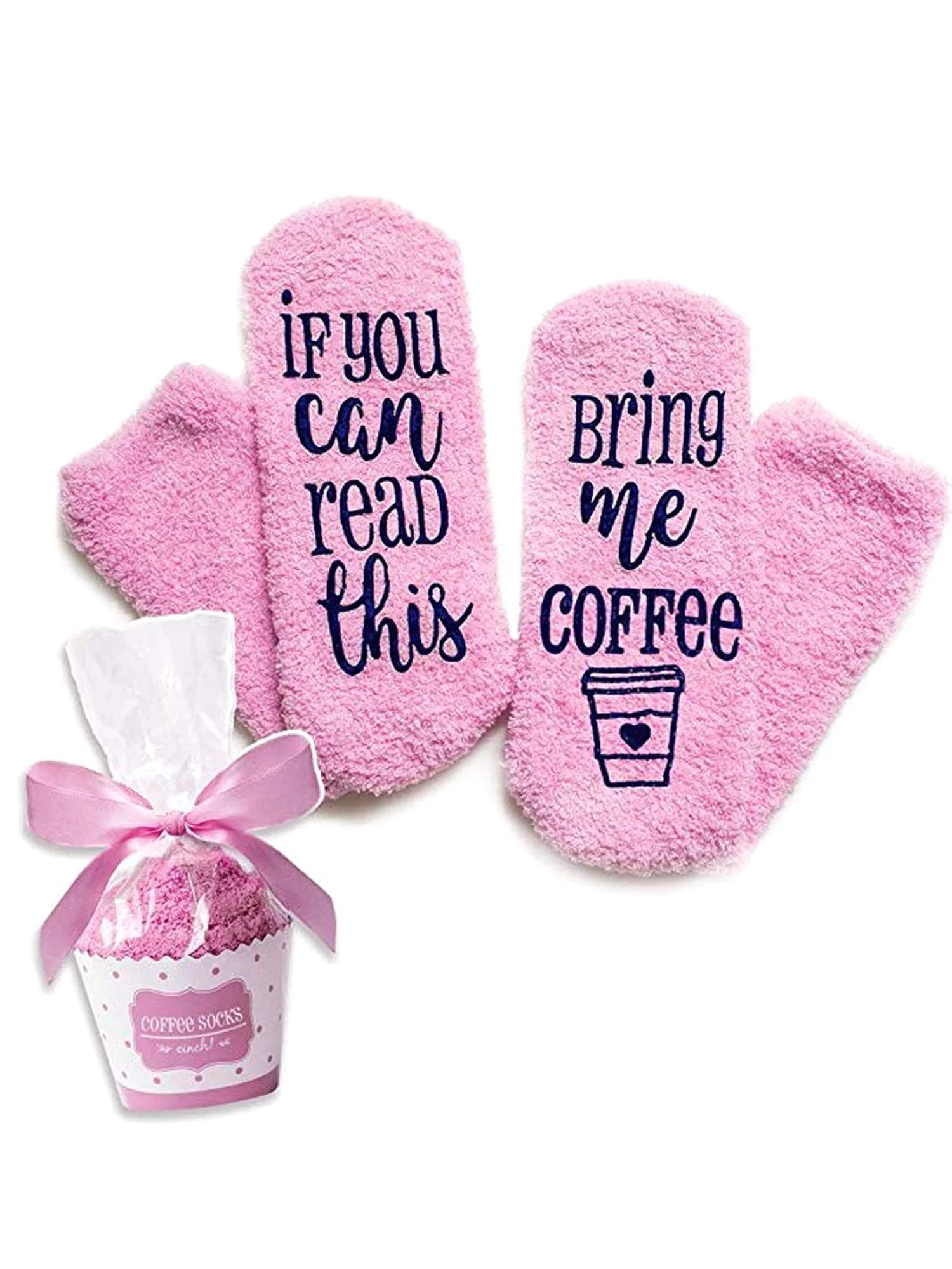 Women's Casual Socks Funny Cake Package Christmas Gift Winter Warm Boot Hosiery | Walmart (US)