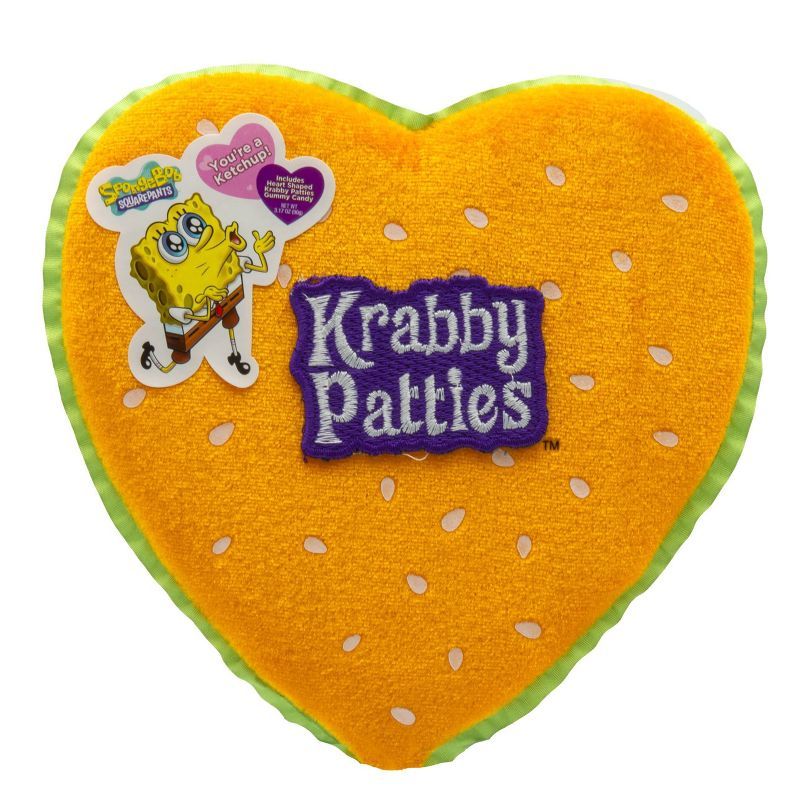 Frankford Valentine's Krabby Patties Plush Heart Box - 3.17oz | Target