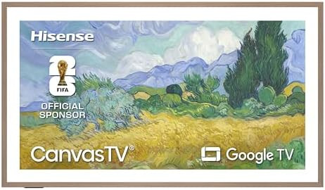 Hisense 55“ Hi-QLED S7 CanvasTV Series 4K UHD Google Smart Art TV (55S7SG, 2026 New) - 144Hz, A... | Amazon (US)