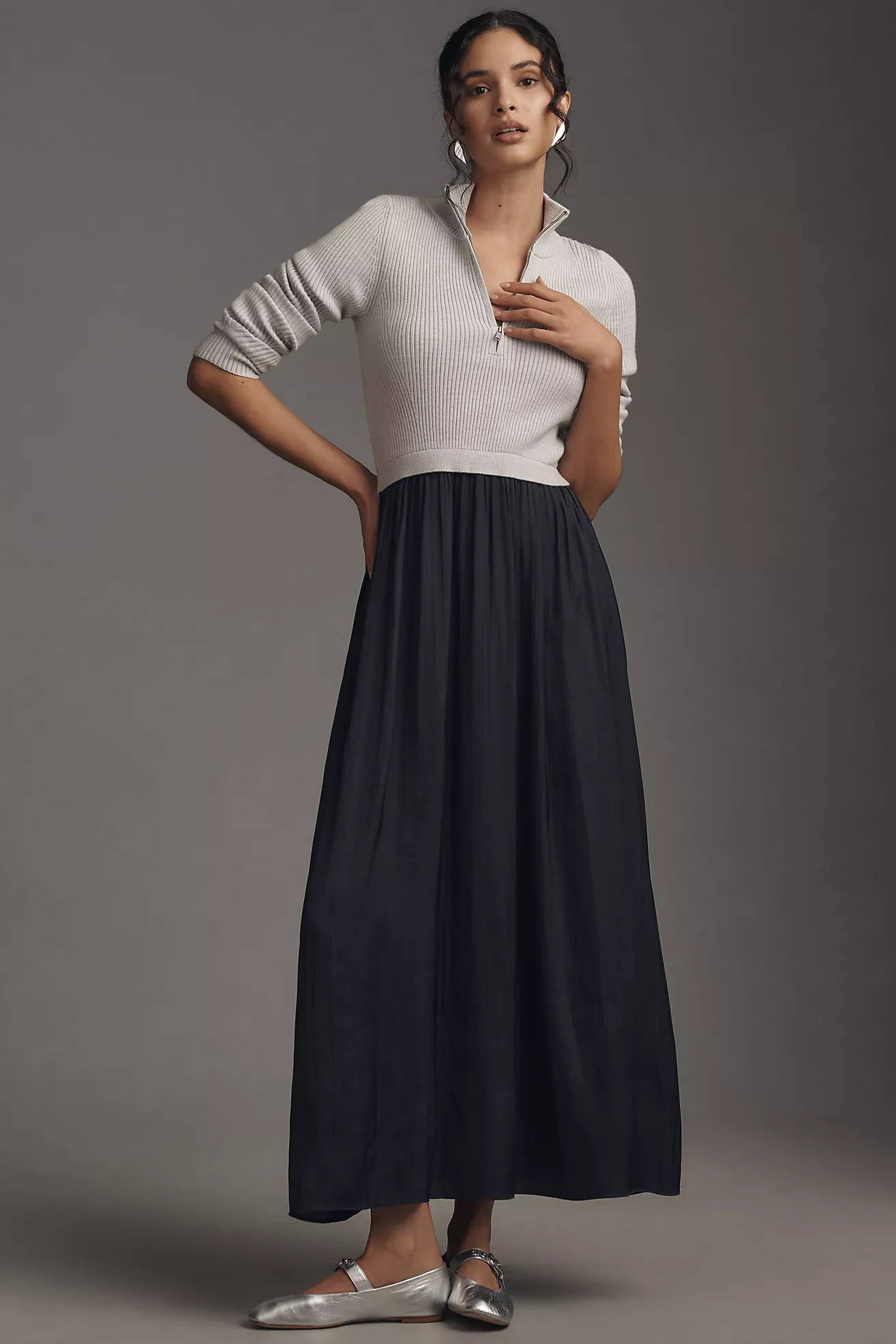 The Thea Twofer Sweater Dress: Half-Zip Edition | Anthropologie (US)