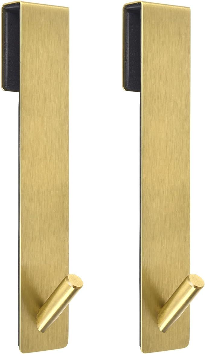 Shower Door Hooks(7.5 Inch),Extended Over Door Hooks for Bathroom Frameless Glass Shower Door,Sta... | Amazon (US)