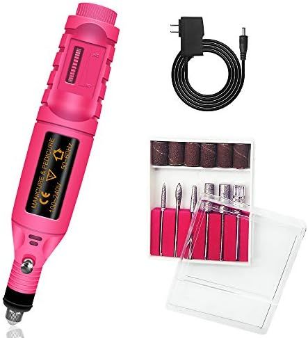 Electric Nail Drill, Acrylic Nail Tools, Professional Portable Electric Nail Kit, Pen Shape Finge... | Amazon (US)