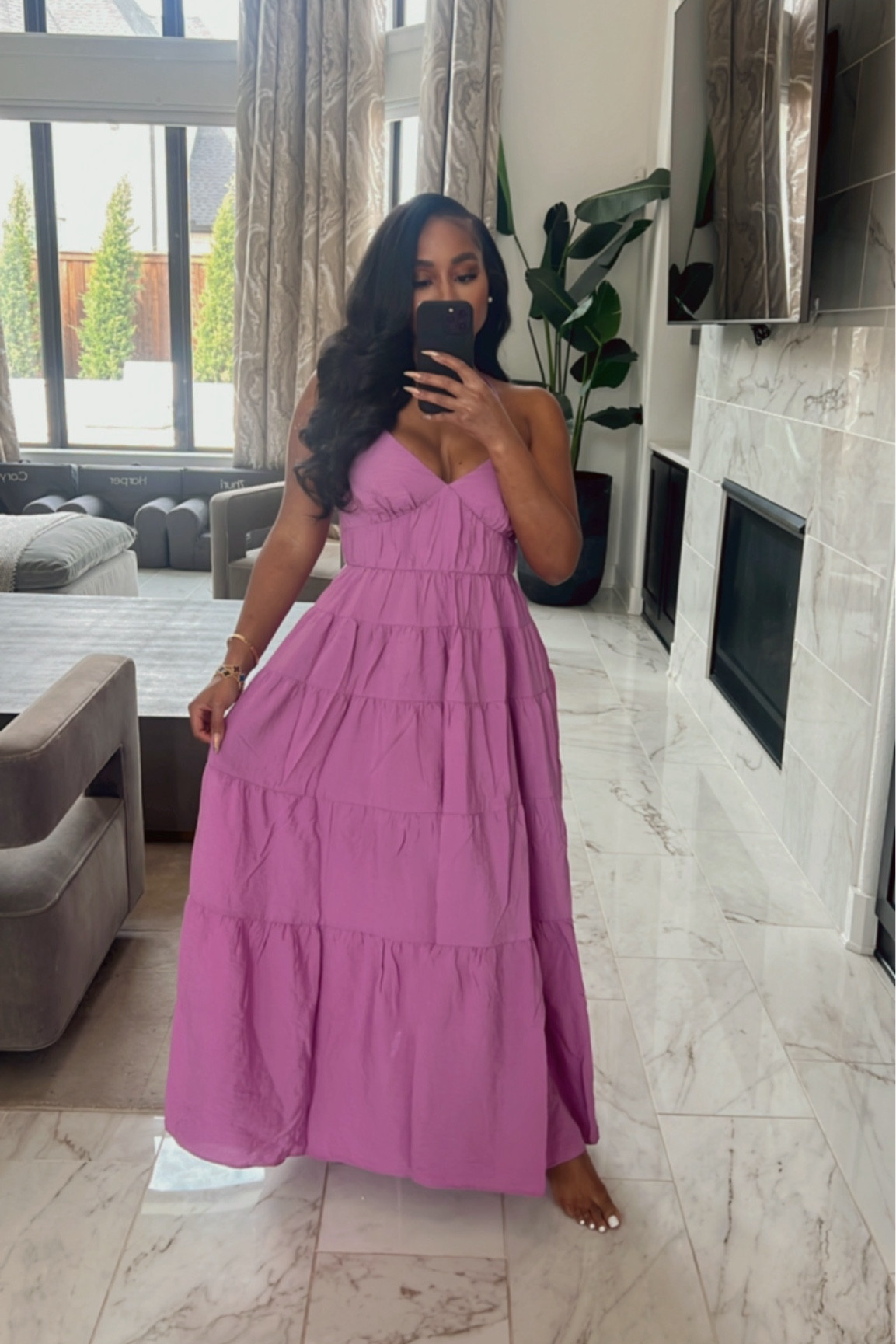 Flowy maxi dress from Abercrombie. Resort wear or casual summer look inspo!

#LTKfindsunder100 #LTKstyletip #LTKSeasonal