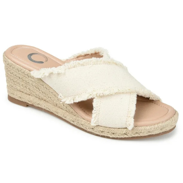 Brinley Co. Womens Comfort Foam™ Espadrille Wedge - Walmart.com | Walmart (US)