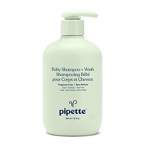 Pipette Baby Shampoo and Body Wash Fragrance Free, Tear-Free Bath Time, Hypoallergenic, Moisturizing | Amazon (US)